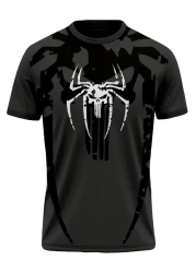 Lopron Venum Gym Ufc Training T-Shirt - Spider Mma Fitness Boxing Punisher Compression T-Shirt