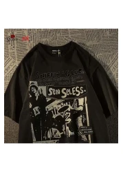 Favorim50ton Grunge Cartoon Printed (unisex) T-shirt