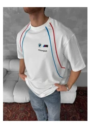 KUN SPORTSWEAR Unisex Oversize Motosport Bias T-Shirt