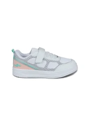 Jump 28128 Velcro Light Gray - Salmon Pink Girl's Sneaker Casual Sneakers