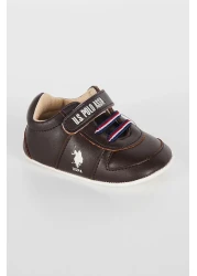 U.S. Polo Assn. Brown baby boy shoes