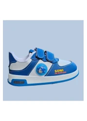 LİASSHOES Size 31-35 Lighted Blue Sonico Kids Sneaker - Light Burns in the Circle