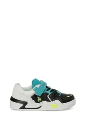 U.S. Polo Assn. حذاء رياضي للأولاد باللون الأبيض من DENVER JR 4PR