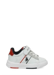 U.S. Polo Assn. حذاء رياضي أبيض للأولاد - JR 4PR