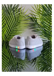 elma bebe Lighted Orthopedic İlkadım Velcro Lightweight Comfortable Daily Unisex Girls Boys Sneaker Sports Shoes