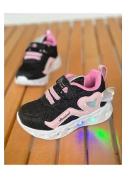 Surpie Shoes Girls' Casual Shoes, Lighted Children's Sports Sneakers, Children's Shoes with Light Soles,