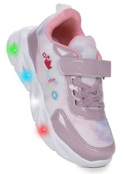 Kiko Kids Teno Velcro Lighted Girls' Sports Shoes