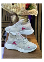 homiro Lace-Up Unisex Children's Sports Shoes-Ice-Fuji-Pink