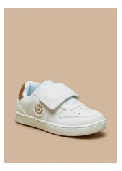 Lee Cooper Boys' Textured Sneakers with Hook and Loop Closure