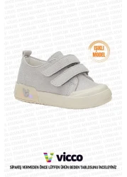 Vicco Mago Model Lighted Unisex Baby Booties Sports Shoes Gray Sneaker