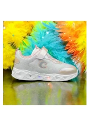 JOJO KIDS Girl's Light Sneakers, Velcro, Casual Sneakers