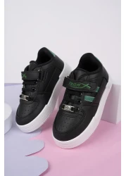 Muggo Jerry Daily Unisex Children's Guaranteed Elastic and Velcro Comfortable Sneaker Sports Shoes