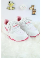 Moda Lime حذاء رياضي للأطفال للجنسين بتصميم خاص من Kuromi برباط وشريط فيلكرو