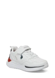 U.S. Polo Assn. U.S. Polo Assn. Boy's White Color Sneaker
