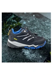 JOJO KIDS Boy's Waterproof Sports Shoes, Smart Rubber Laces, Anti-Skid Sole Sneaker, Orthopedic Sole