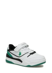 U.S. Polo Assn. U.S. Polo Assn. Martell Jr 4 Fx - Kids Sneakers, White Green Velcro