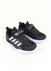 Özay ayakkabı Children's Black-White Anatomical Sole Daily Sports Shoes