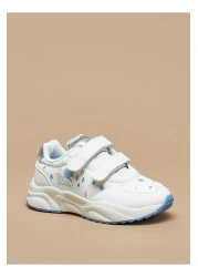 DİSNEY حذاء رياضي بطبعة فروزن مزود بخطاف وحلقة للإغلاق