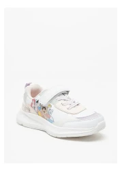 DİSNEY حذاء رياضي بطباعة الأميرة مزود بخطاف وحلقة للإغلاق