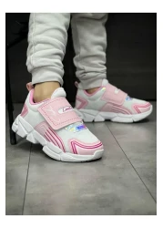 oneblue حذاء رياضي للأطفال مزود بشريط فيلكرو مرن وخفيف الوزن وجيد التهوية للجنسين