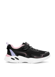Kinetix Girl's Classic Sneaker Black-Pink 5P Frofe F 5Fx Filet