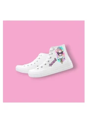 archiepet White Mini - Boys and Girls Anime Character Kurominik Printed Children's Shoes