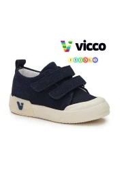 Vicco Mago Işıklı Keten Ortopedik Çocuk Spor Ayakkabı Lacivert