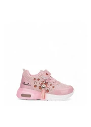 NS Little حذاء رياضي بناتي، ميلودي، وردي فاتح