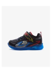 Skechers İllumi - Brights Little Boy's Black Lighted Sports Shoes 401523 N Bkrb
