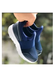 Pandalina أحذية أطفال كتان أحذية رياضية للأطفال للجنسين فايلون (خفيفة جدًا) مرنة جدًا