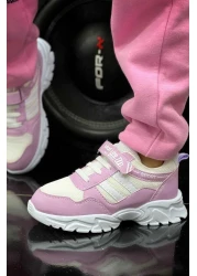 onexsports Elastic Velcro Soft Flexible Light Breathable Unisex Mesh Kids Sneakers