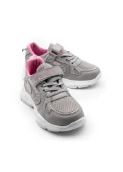 Armada حذاء رياضي بناتي مريح للغاية ونعل خفيف باللون الرمادي