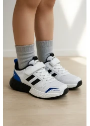 JOJO KIDS Unisex Children's Orthopedic Sole Velcro Sports Shoes, Mesh Running Sneaker