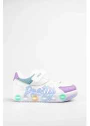 Vicco Number 24-33 Lighted Orthopedic Girls' Sports Shoes