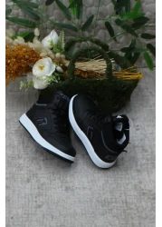 fort Black High Top Cool Adel Children's Shoes - Non-Slip Sole and Comfortable