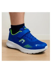 JOJO KIDS Boy's Orthopedic Sole Velcro Sports Shoes, Mesh Running Sneaker