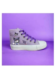 archiepet Kuromi Patterned Purple Sneakers - Lace-Up