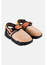 Puma x Select Kids Boy Ts-01 Retro Velcro Sandals, Dusty Tan