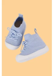 Mumenim حذاء Berbera للجنسين للأطفال الرضع واقي لأصابع القدم غير قابل للانزلاق باللون الأزرق لتقويم العظام الخطوة الأولى والأحذية الرياضية