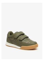 Mister Duchini Panelled Sneakers with Hook and Loop Closure