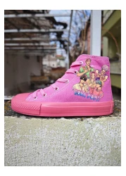 bhk desing Kpop Group Pink Printed Pink Sole Girls' Sports Shoes Sneaker