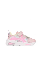 Kid's World Star Patterned Anatomical Lightweight Girls' Sneakers - Armx01