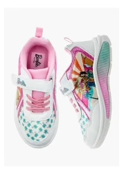 Barbie Barbie Print Light-Up Sneakers with Hook and Loop Closure