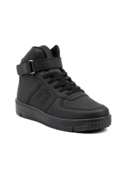 KCMN Glaxy Long Beijing High Top Cool Kocamanlar Kids Basketball Sneakers - Black
