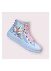 LİASSHOES Cat Unicorn Printed Hologram Children's Sneakers Sneakers