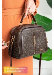 Just Polo Original Women's New Season Luxury Soft Leather Adjustable Cross Strap Stylish Hand and Shoulder Bag