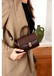 MİRO POLO Shoulder Bag Women's Black Mini Hand and Shoulder Bag Stylish Design Adjustable Strap