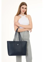 Beverly Hills Polo Club حقيبة كتف نسائية باللون الكحلي 05BHPC111