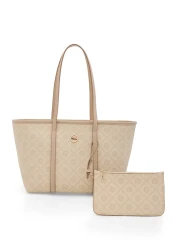 Fossil Beige Women's Hand and Shoulder Bag 05Fo25Y5058