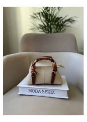 Moda Sekiz Women's Mini Crossbody Hand and Shoulder Bag with Shawl Accessory